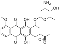 CAS 登录号：57918-24-8， 4-表-柔红霉素