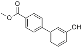 structure of CAS# 579511-01-6, 3'-Hydroxybiphenyl-4-Carboxylic Acid Methyl Ester;3'-HYDROXYBIPHENYL-4-CARBOXYLIC ACID METHYL ESTER;METHYL 3'-HYDROXY-[1,1'-BIPHENYL]-4-CARBOXYLATE;METHYL 4-(3-HYDROXYPHENYL)BENZOATE