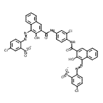 CAS#: 57972-00-6， N,N'-(2-Chloro-1,4-Phenylene)Bis{4-[(4-Chloro-2-Nitrophenyl)Diazenyl]-3-Hydroxy-2-Naphthamide}