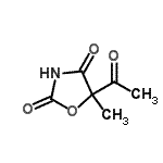 CAS#: 58006-96-5， 5-Acetyl-5-Methyl-1,3-Oxazolidine-2,4-Dione