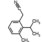 CAS#: 58050-29-6， (2-Isopropyl-3-Methylphenyl)Acetonitrile