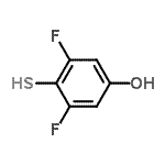 CAS#: 581793-28-4， 3,5-Difluoro-4-Sulfanylphenol