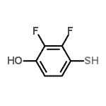 CAS#: 581793-29-5， 2,3-Difluoro-4-Sulfanylphenol