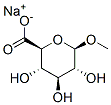 structure of CAS# 58189-74-5, 1-O-Methyl-beta-D-Glucuronic Acid, Sodium Salt;METHYL-BETA-D-GLUCURONIDE MONOHYDRATE FREE ACID;1-O-METHYL-BETA-D-GLUCURONIC ACID, SODIUM SALT;METHYL-B-D-GLUCURONIDE MONOHYDRATE FREE ACID