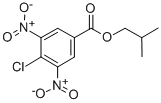 structure of CAS# 58263-53-9, 4-Chloro-3,5-Dinitro-Benzoic Acid Isobutyl Ester