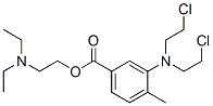 CAS#: 58278-35-6， 3-[Bis(2-Chloroethyl)Amino]-p-Toluic Acid 2-(Diethylamino)Ethyl Ester
