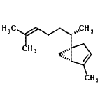 CAS#: 58319-06-5， (1S,5R)-2-Methyl-5-[(2S)-6-Methyl-5-Hepten-2-Yl]Bicyclo[3.1.0]Hex-2-Ene