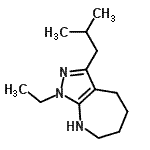 CAS#: 583811-70-5， 1-Ethyl-3-Isobutyl-1,4,5,6,7,8-Hexahydropyrazolo[3,4-b]Azepine