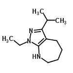CAS#: 583811-72-7， 1-Ethyl-3-Isopropyl-1,4,5,6,7,8-Hexahydropyrazolo[3,4-b]Azepine