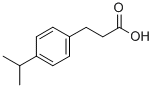 structure of CAS# 58420-21-6, 3-(4-Isopropylphenyl)Propionic Acid;3-(4-ISOPROPYLPHENYL)PROPIONIC ACID