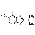 CAS#: 58460-37-0， 2-Isopropyl-5-Methyl-1,3-Benzothiazol-4-Amine