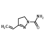 CAS#: 58476-31-6， 3-Vinyl-4,5-Dihydro-1H-Pyrazole-1-Carboxamide