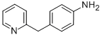 structure of CAS# 58498-12-7, 2-(4-Aminobenzyl)Pyridine;4-(Pyridin-2-Ylmethyl)Aniline(SALTDATA: 2Hcl);4-(2-Pyridinylmethyl)Benzenamine;2-(4-AMINOBENZYL)PYRIDINE