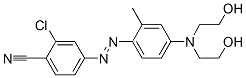 CAS#: 58498-34-3， 4-[[4-[Bis(2-Hydroxyethyl)Amino]-o-Tolyl]Azo]-2-Chlorobenzonitrile