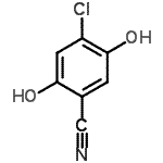 CAS#: 58543-90-1， 4-Chloro-2,5-Dihydroxybenzonitrile