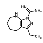 CAS#: 585520-64-5， 3-Ethyl-5,6,7,8-Tetrahydropyrazolo[3,4-b]Azepine-1(4H)-Carboximidamide