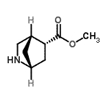 CAS 登录号：585539-02-2， 甲基(1R,4S,5R)-2-氮杂双环[2.2.1]庚烷-5-羧酸酯