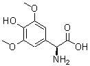 CAS#: 58576-10-6， (2S)-Amino(4-Hydroxy-3,5-Dimethoxyphenyl)Acetic Acid