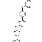 CAS#: 586393-71-7， 4-{[(4-Sec-Butoxybenzoyl)Carbamothioyl]Amino}Benzoic Acid