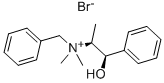 structure of CAS# 58648-09-2, (-)-N-Benzyl-N-Methylephedrinium Bromide;Benzyl-Dimethyl-[(1R)-1-Methyl-2-Oxo-2-Phenyl-Ethyl]Ammonium Bromide;Benzyl-Dimethyl-[(1R)-1-Methyl-2-Oxo-2-Phenylethyl]Ammonium Bromide;Benzyl-[(1R)-2-Keto-1-Methyl-2-Phenyl-Ethyl]-Dimethyl-Ammonium Bromide