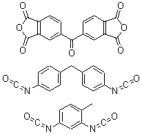 CAS#: 58698-66-1， 5,5'-Carbonylbis-1,3-Isobenzofurandione polymer with 2,4-diisocyanato-1-methylbenzene and 1,1'-methylenebis(4-isocyanatobenzene)