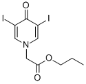 CAS 登录号：587-61-1， 3,5-二碘-4-吡啶酮-N-乙酸丙酯