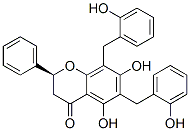 CAS#: 58779-09-2， [S,(-)]-2,3-Dihydro-5,7-Dihydroxy-6,8-Bis[(2-Hydroxyphenyl)Methyl]-2-Phenyl-4H-1-Benzopyran-4-One