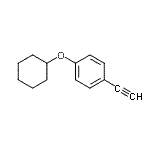 CAS#: 587854-10-2， 1-(Cyclohexyloxy)-4-Ethynylbenzene