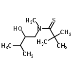 CAS#: 58832-29-4， N-(2-Hydroxy-3-Methylbutyl)-N,2,2-Trimethylpropanethioamide