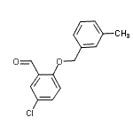 structure of CAS# 590376-26-4, 5-Chloro-2-[(3-Methylbenzyl)Oxy]Benzaldehyde;5-Chloro-2-[(3-methylbenzyl)oxy]benzaldehyde;5-chloro-2-[(3-methylphenyl)methoxy]benzaldehyde;MFCD03422433