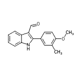 CAS#: 590391-06-3， 2-(4-Methoxy-3-Methylphenyl)-1H-Indole-3-Carbaldehyde