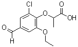 CAS#: 590395-60-1， 2-(2-Chloro-6-Ethoxy-4-Formylphenoxy)Propanoic Acid