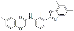 CAS#: 590395-91-8， N-[3-(5,7-Dimethyl-2-Benzoxazolyl)-2-Methylphenyl]-2-(4-Methylphenoxy)-Acetamide