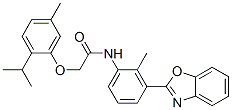 CAS#: 590395-98-5， N-[3-(2-Benzoxazolyl)-2-Methylphenyl]-2-[5-Methyl-2-(Isopropyl)Phenoxy]-Acetamide