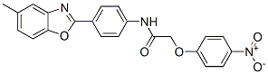 CAS#: 590396-08-0， N-[4-(5-Methyl-2-Benzoxazolyl)Phenyl]-2-(4-Nitrophenoxy)-Acetamide