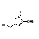 CAS#: 590409-82-8， 4-(Hydroxymethyl)-1-Methyl-1H-Pyrrole-2-Carbonitrile