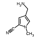 CAS#: 590409-84-0， 4-(Aminomethyl)-1-Methyl-1H-Pyrrole-2-Carbonitrile
