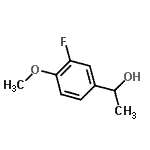 CAS#: 590417-81-5， 1-(3-Fluoro-4-Methoxyphenyl)Ethanol