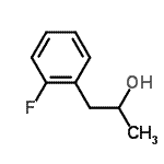 结构式 CAS# 590417-83-7, 1-(2-氟苯基)-2-丙醇