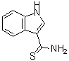 structure of CAS# 59108-90-6, 1H-Indole-3-Carbothioamide;1H-indole-3-carbothioamide;1H-INDOLE-3-CARBOTHIOIC ACID AMIDE;1H-Indole-3-carbothioicacidamide