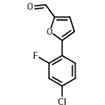 CAS#: 591224-05-4， 5-(4-Chloro-2-Fluorophenyl)-2-Furaldehyde