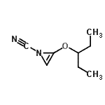 CAS#: 591244-33-6， 2-(3-Pentanyloxy)-1H-azirene-1-carbonitrile