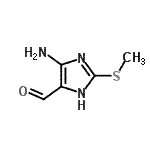 CAS#: 59153-29-6， 4-Amino-2-(Methylsulfanyl)-1H-Imidazole-5-Carbaldehyde