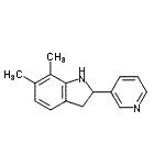 CAS#: 591720-52-4， 6,7-Dimethyl-2-(3-Pyridinyl)Indoline