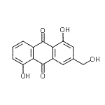 CAS#: 59190-73-7， 1,5-Dihydroxy-3-(Hydroxymethyl)-9,10-Anthraquinone