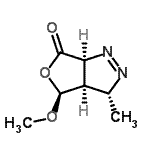 CAS#: 592524-38-4， (3R,3aR,4S,6aS)-4-Methoxy-3-Methyl-3,3A,4,6A-Tetrahydro-6H-Furo[3,4-c]Pyrazol-6-One