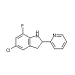 CAS#: 593234-01-6， 5-Chloro-7-Fluoro-2-(2-Pyridinyl)Indoline