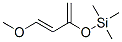 structure of CAS# 59414-23-2, 1-Methoxy-3-Trimethylsiloxy-1,3-Butadiene;[(Z)-3-Methoxy-1-Methylene-Prop-2-Enoxy]-Trimethyl-Silane;[(Z)-3-Methoxy-1-Methyleneprop-2-Enoxy]-Trimethylsilane;[(3Z)-4-Methoxybuta-1,3-Dien-2-Yl]Oxy-Trimethyl-Silane