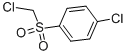 structure of CAS# 5943-04-4, 1-Chloro-4-[(Chloromethyl)Sulphonyl]Benzene;Lauseto-Neu;Nsc3212;Sulfone, Chloromethyl P-Chlorophenyl