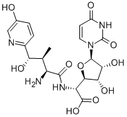 结构式 CAS# 59456-70-1, 尼柯霉素 Z